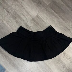 Refuge Black Mini Skirt